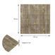 Самоклеющаяся 3D панель желтые цветы на дереве 700x700x4мм SW-00001359 SW-00001359 фото 3