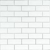 Панель стінова 70*70cm*5mm біла цегла зі сріблом (D) SW-00001502 SW-00001502 фото