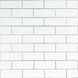 Панель стінова 70*70cm*5mm біла цегла зі сріблом (D) SW-00001502 SW-00001502 фото 1