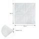 Панель 3D WHITE 700*700*6mm (D) SW-00001959 SW-00001959 фото 3